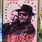 PRIZZIS HONOR VHS STARRING JACK NICHOLSON KATHLEEN TURNER WILLIAM HICKEY BLACK COMEDY (B49)
