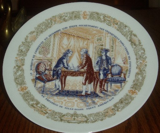 1973 D'Arceau Limoges Secret Contract Collector Plate