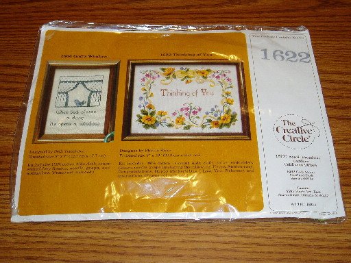 1983 The Creative Circle #1622 Cross Stitch Kit NIP