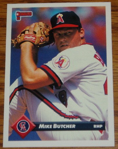 1993 MLB Donruss Series 2 #665 Mike Butcher Califonia Angels
