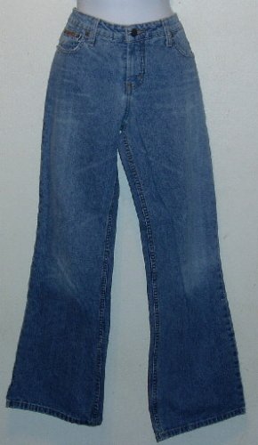 Juniors l.e.i. Jeans Size 7 Flare Leg Blue 5 Pocket