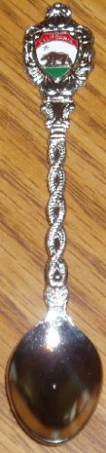 California Miniature Souvenir Spoon Silver Plated