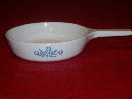 Corning Ware 6 1/2 Inch Blue Cornflower Pattern Skillet