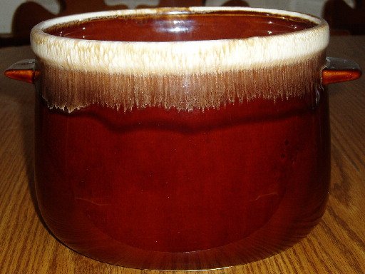 McCoy Pottery Brown Drip Soup Tureen No Lid # 121
