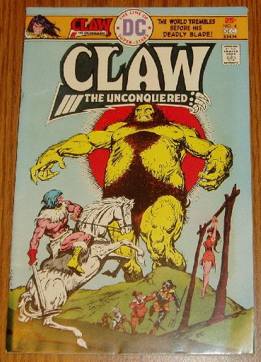 DC Comics Claw the Unconquered Issue #4 Nov-Dec 1975