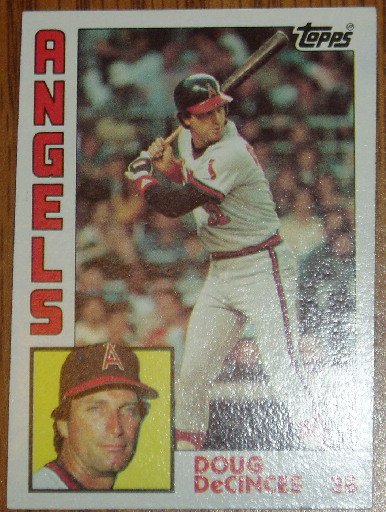 1984 MLB Topps Card #790 Doug DeCinces CA Angels