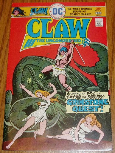 DC Comics Claw the Unconquered Issue #5 Jan-Feb 1976