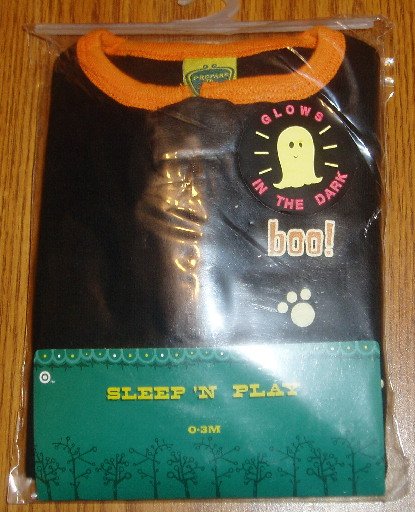 NIP Halloween Infant Sleeper Sz 0-3 Mos Baby Costume
