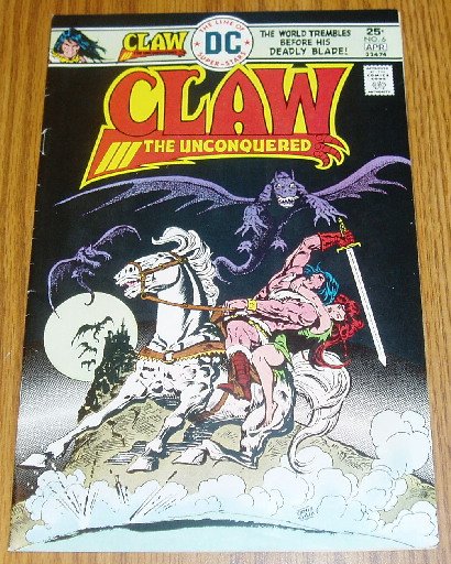 DC Comics Claw the Unconquered Issue #6 Mar-April 1976