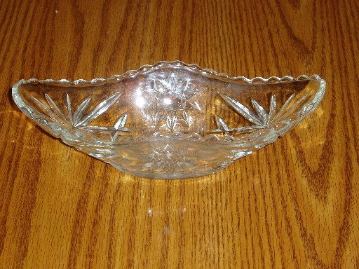 EAPC Star of David Oval Gondola Bowl Anchor Hocking
