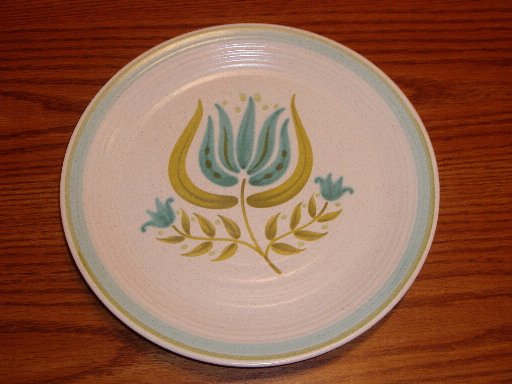Vintage Franciscan Pottery Tulip Time Dinner Plate