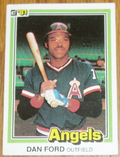 1981 MLB Donruss Dan Ford California Angels Card #54