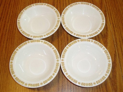 Set of 4 Vintage Buffalo China Bowls Restaurant Ware