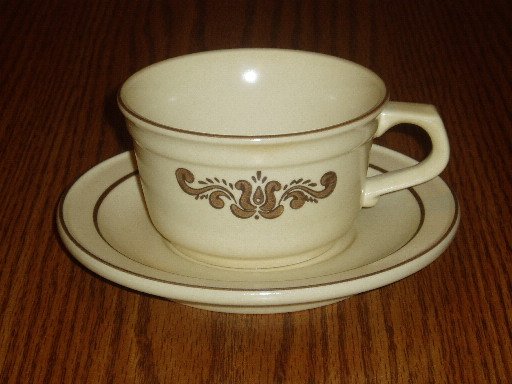 Pfaltzgraff Village Pattern Cup/Mug and Saucer Set