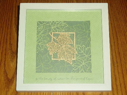 Hallmark Laser Gallery Framed Paper Sculpture