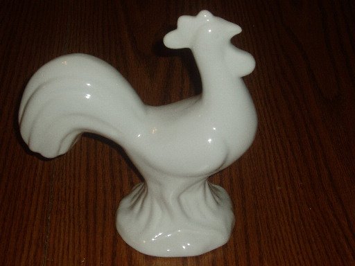 White Decorative Rooster Kitchen/Home Decor
