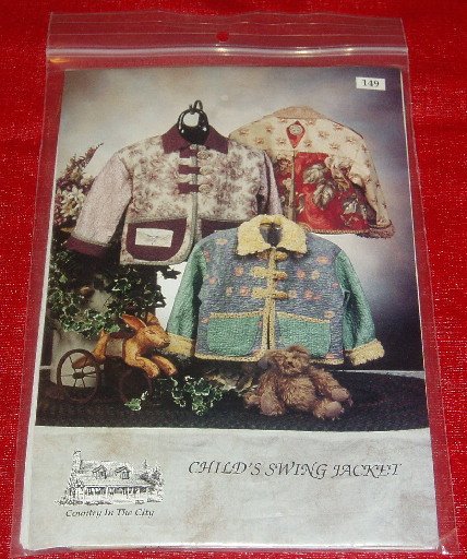 Country In The City Child's Swing Jacket Pattern New