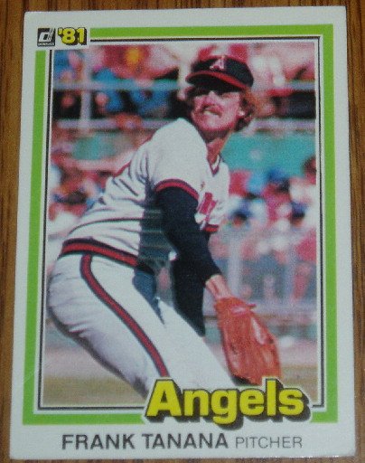1981 MLB Donruss Frank Tanana CA Angels Card #171