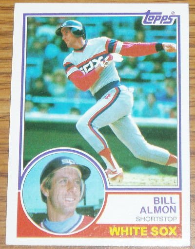 1983 MLB Topps Bill Almon Chicago White Sox Card #362