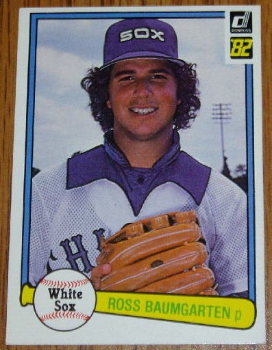 1982 MLB Donruss Ross Baumgarten Card #104 White Sox