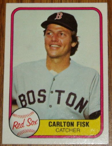 1981 MLB Fleer Card #224 Carlton Fisk Boston Red Sox