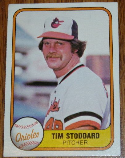 1981 MLB Fleer #176 Tim Stoddard Baltimore Orioles Card