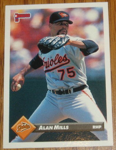 1993 MLB Donruss Series 2 #691 Alan Mills Baltimore Orioles