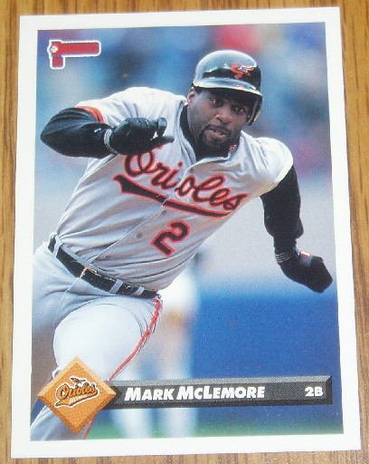 1993 MLB Donruss Series 2 #485 Mark McLemore Orioles