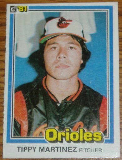 1981 MLB Donruss Tippy Martinez Orioles Card #354