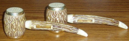 Souvenir Iowa Pipe Salt Pepper Shaker Set