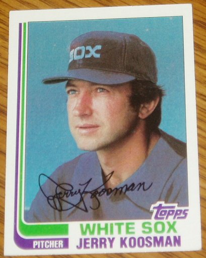 1982 MLB Topps Card #714 Jerry Koosman White Sox