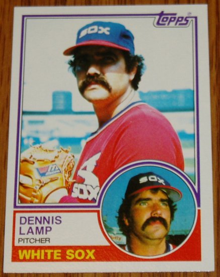 1983 MLB Topps Dennis Lamp Chicago White Sox Card #434