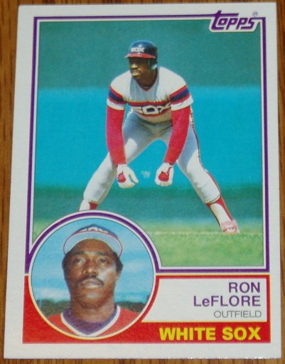 1983 MLB Topps Ron LeFlore Chicago White Sox Card #560