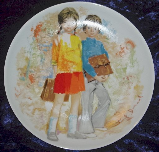 1979 Limoges Turgot Emilie et Philippe Collector Plate