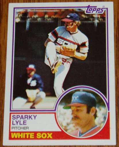 1983 MLB Topps Sparky Lyle Card #693 Chicago White Sox