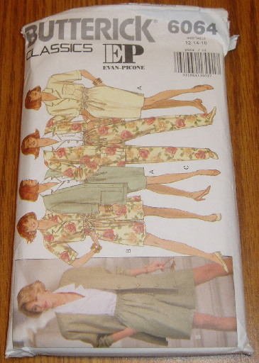 Butterick Classics Evan Picone Uncut Pattern Sz 12 14 16
