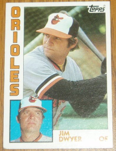 1984 MLB Topps Card #473 Jim Dwyer Baltimore Orioles