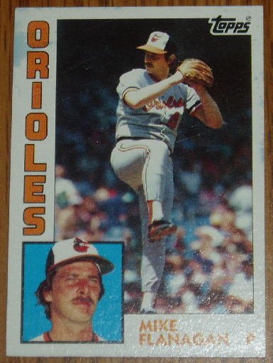 1984 MLB Topps Card #295 Mike Flanagan Baltimore Orioles