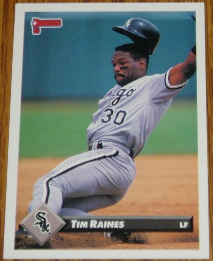 1993 MLB Donruss Series 2 #565 Tim Raines White Sox