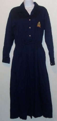 Talbot's Navy Blue Long Sleeve Dress Size 8