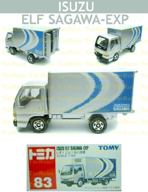 Tomy Tomica Diecast : #83 Isuzu ELF Sagawa-Exp