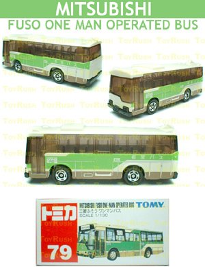 Tomy Tomica Diecast : #79 Mitsubishi Fuso One-Man Operated Bus