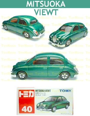 Tomy Tomica Diecast : #40 Mitsuoka Viewt
