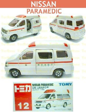 Tomy Tomica Diecast : #12 Nissan Paramedic