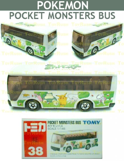 Tomy Tomica Diecast : #38 Pocket Monsters Pokemon Bus