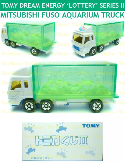 Tomy Tomica Lottery Series II : #L2-10 Mitsubishi Fuso Aquarium Truck