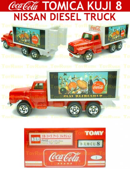 Tomy Tomica Lottery Series VIII : #L8-01 Coca Cola Nissan Diesel Truck