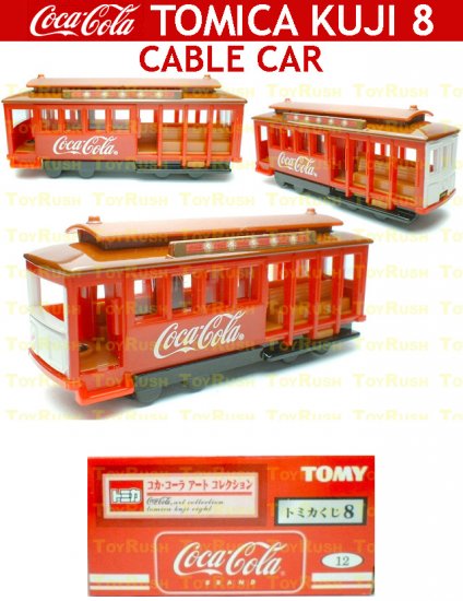 Tomy Tomica Lottery Series VIII : #L8-12 Coca Cola Cable Car (Last Piece)