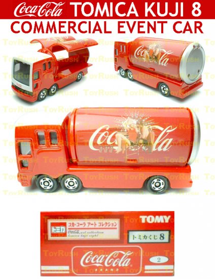 Tomy Tomica Lottery Series VIII : #L8-02 Coca Cola Commercial Event Car