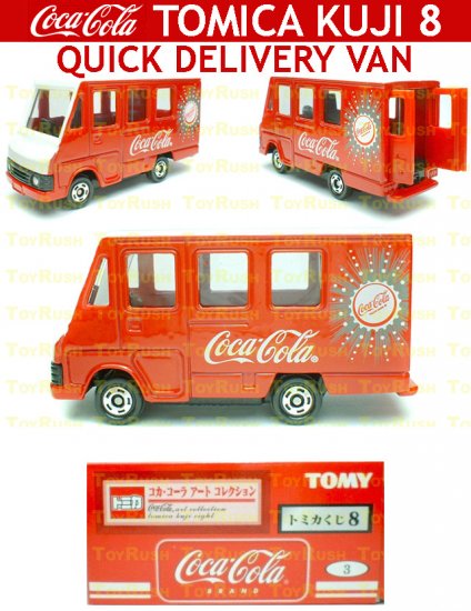 Tomy Tomica Lottery Series VIII : #L8-03 Coca Cola Quick Delivery Van